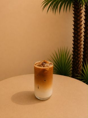 Ice Vanilya Latte resmi
