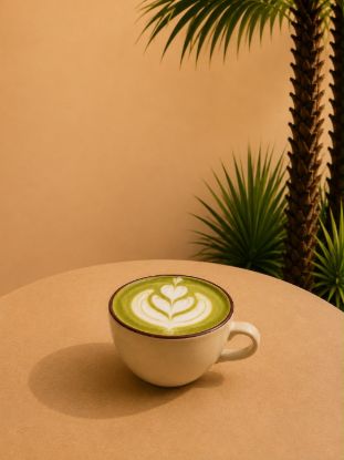 Matcha Vanilya Latte resmi
