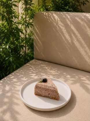 Yaban Mersinli Cheesecake resmi
